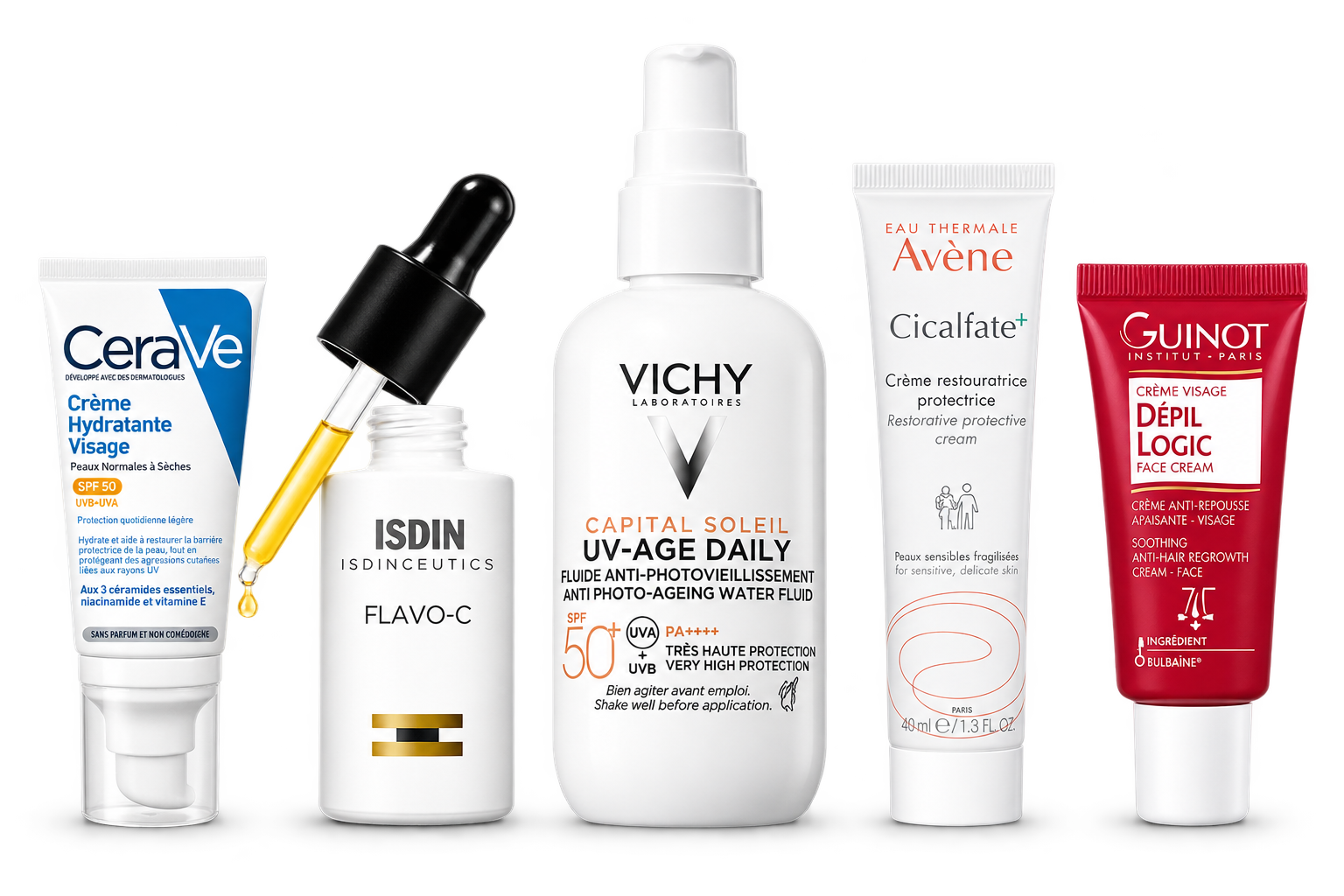 Sélection de soins dermocosmétiques Para Beauregard