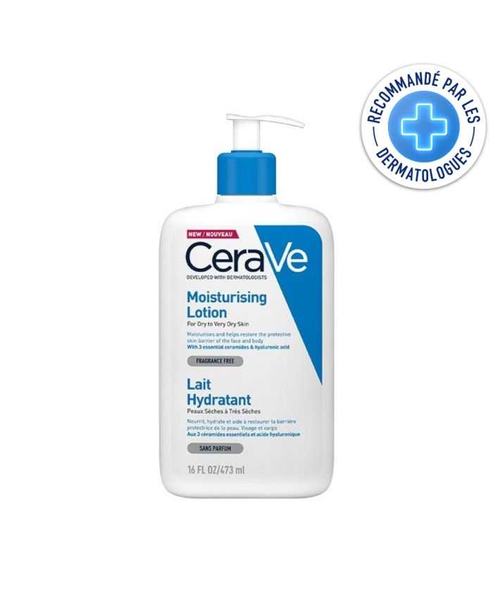 CeraVe Lait Hydratant Peaux Seches a Tres Seches 473 ml