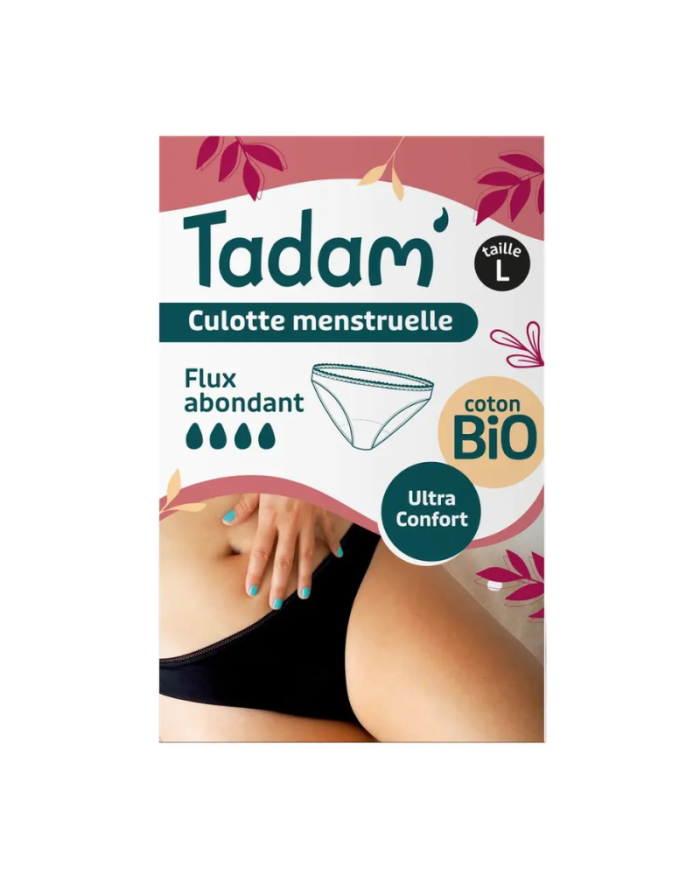 Tadam Culotte Menstruelle Coton Bio Ultra Confort