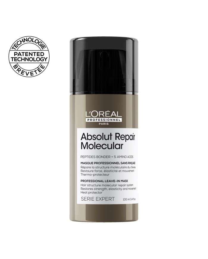 L'Oréal Professionnel Absolut Repair Molecular Masque Professionnel sans Rincage 100 ml