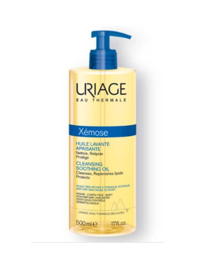 Uriage Xemose Huile Nettoyante Apaisante Visage et Corps 500 ml