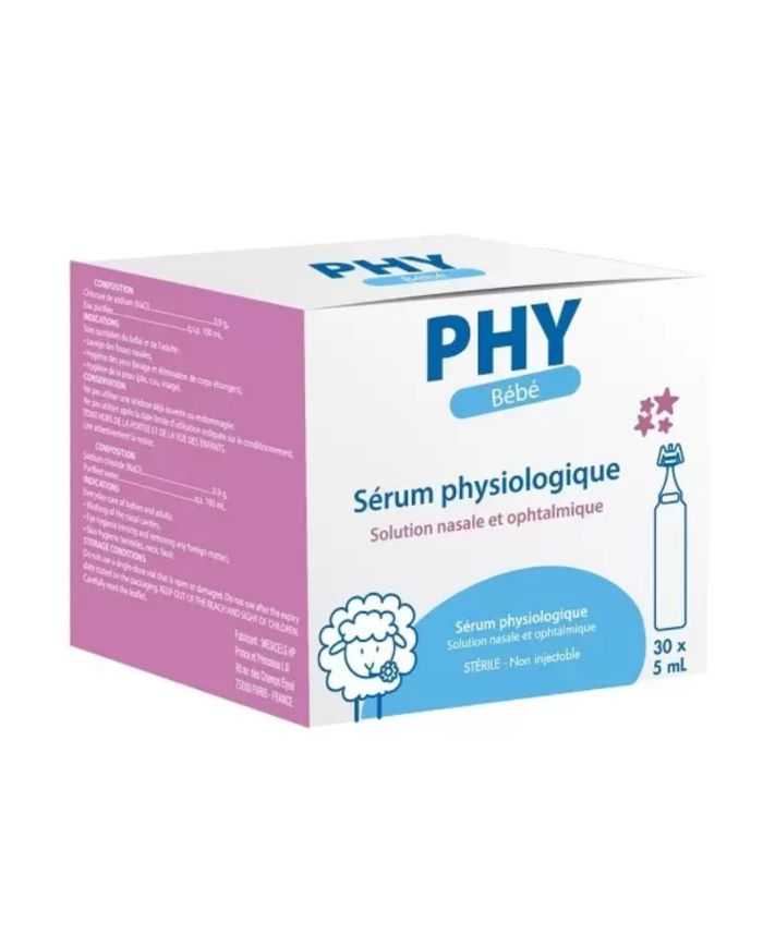Phy Bébé Serum Physiologique 30*5ML