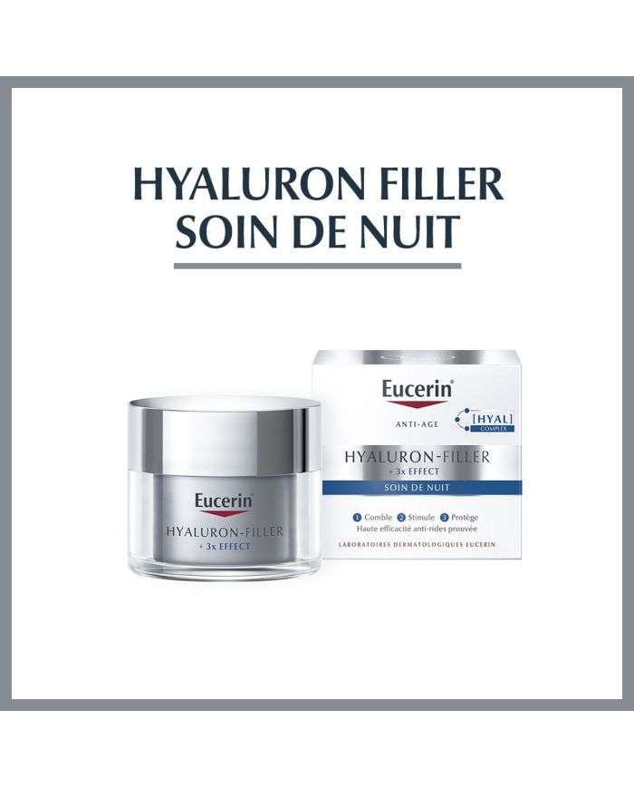 Eucerin Hyaluron Filler *3 Effects Soin de Nuit 50 ml