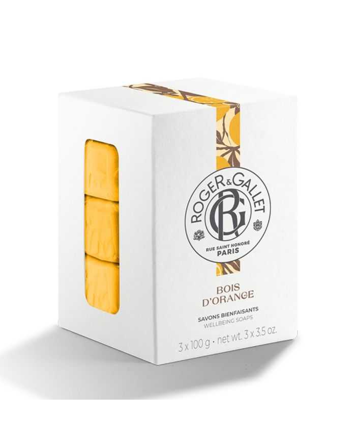 Roger et Gallet Coffret Savons Bienfaisants 300 g Bois D'Oranger