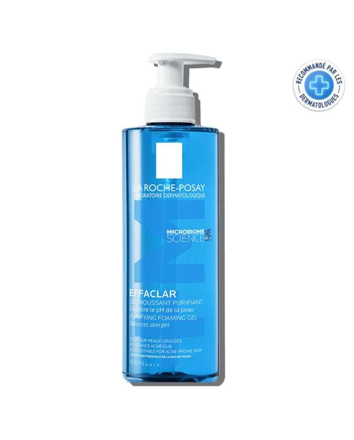 La Roche-Posay Effaclar Gel Moussant Purifiant Peaux Sensibles Grasses 400 ml
