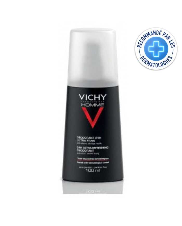 Vichy Homme Deo Vapo Assainissant 24H 100 ml