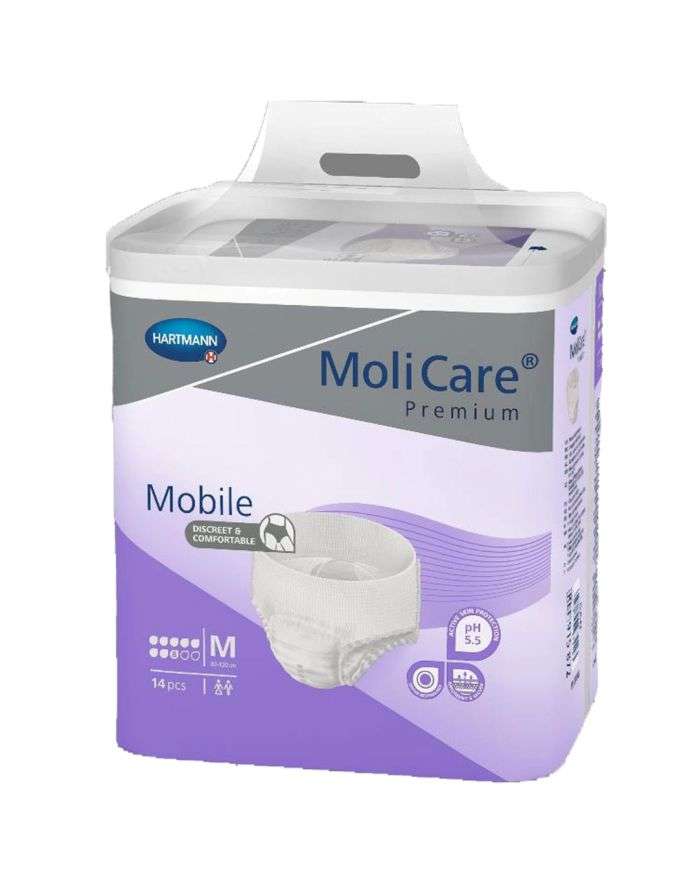 Hartmann Molicare Premium Mobile Slip Absorbant Nuit 14 Pieces