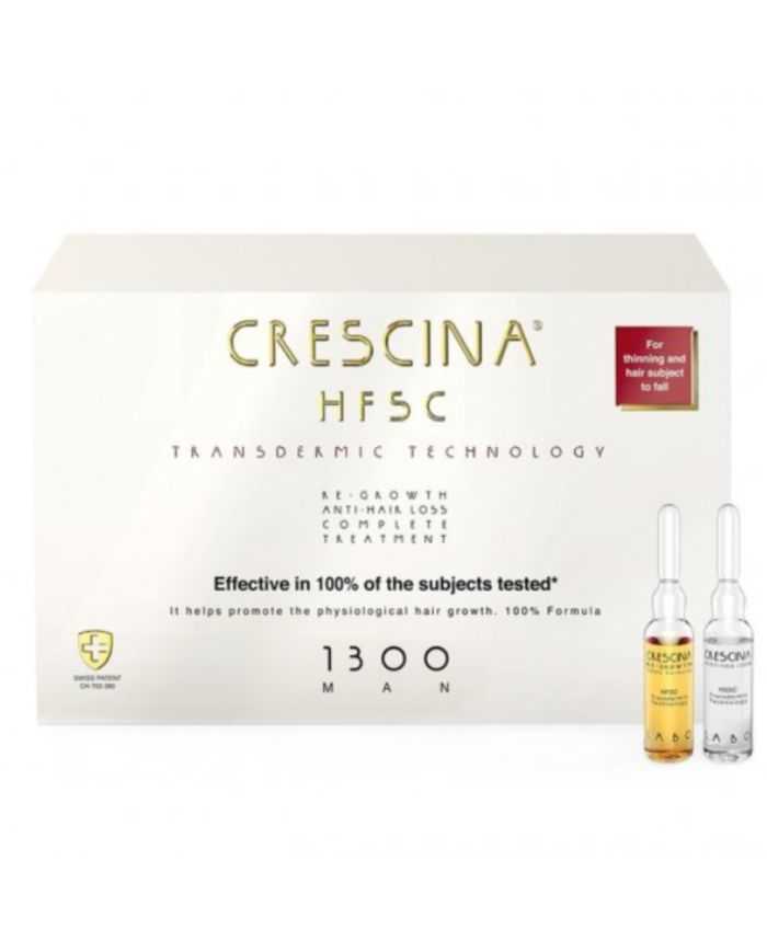 Crescina HFSC 1300 Homme Re Growth Traitement Complet Anti Chute de Cheveux