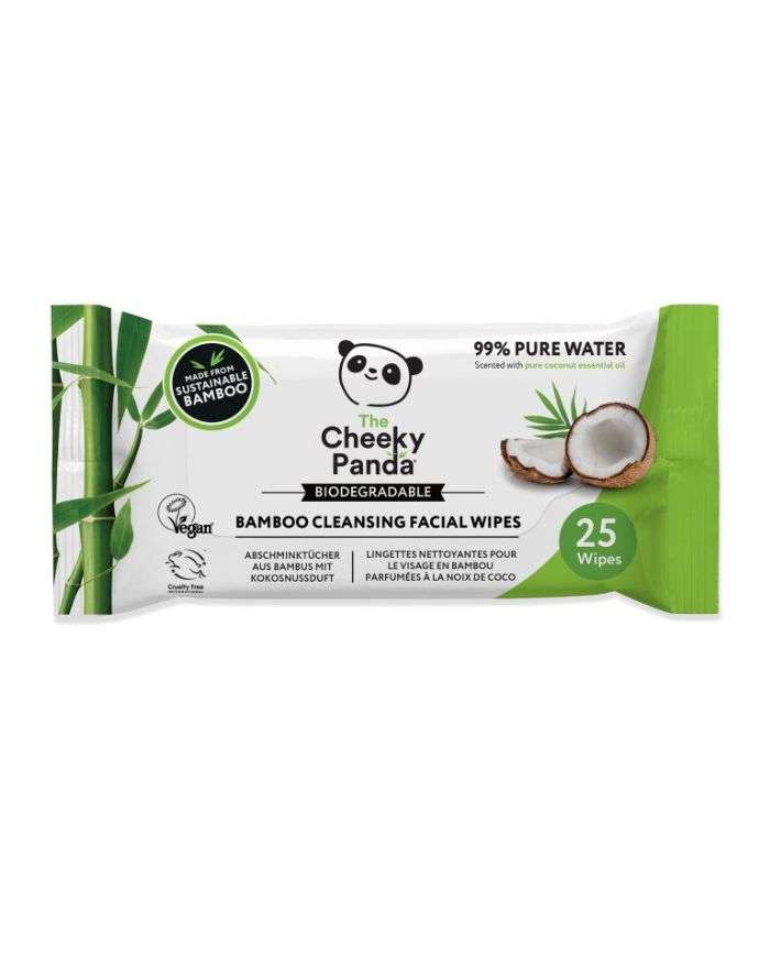 The Cheeky Panda Lingettes Nettoyantes Visage Coco 25 Unites