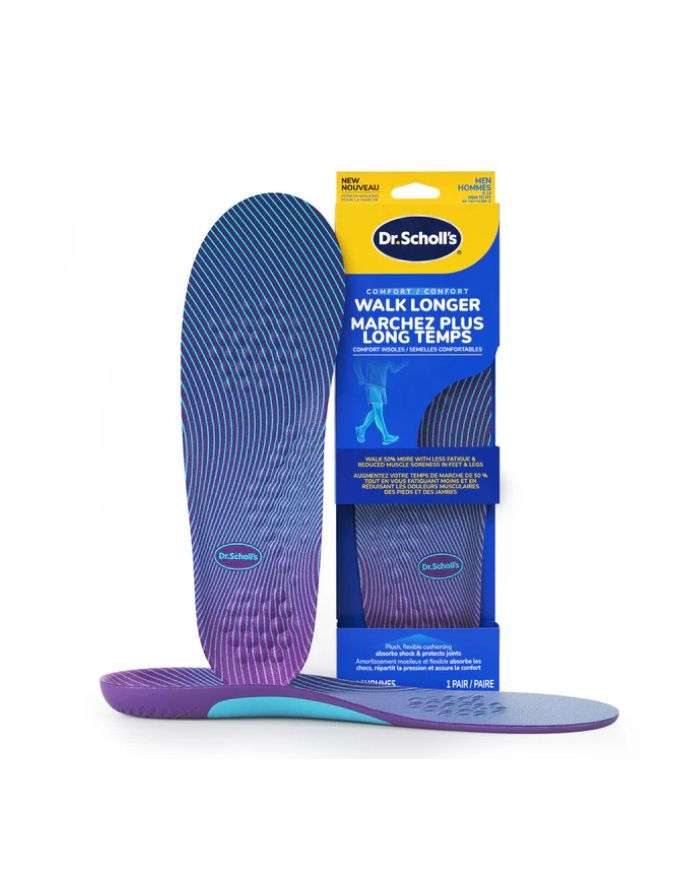Dr Scholls Confort Marchez Plus Long Temps Semelles Confortables Homme Taille 8-14