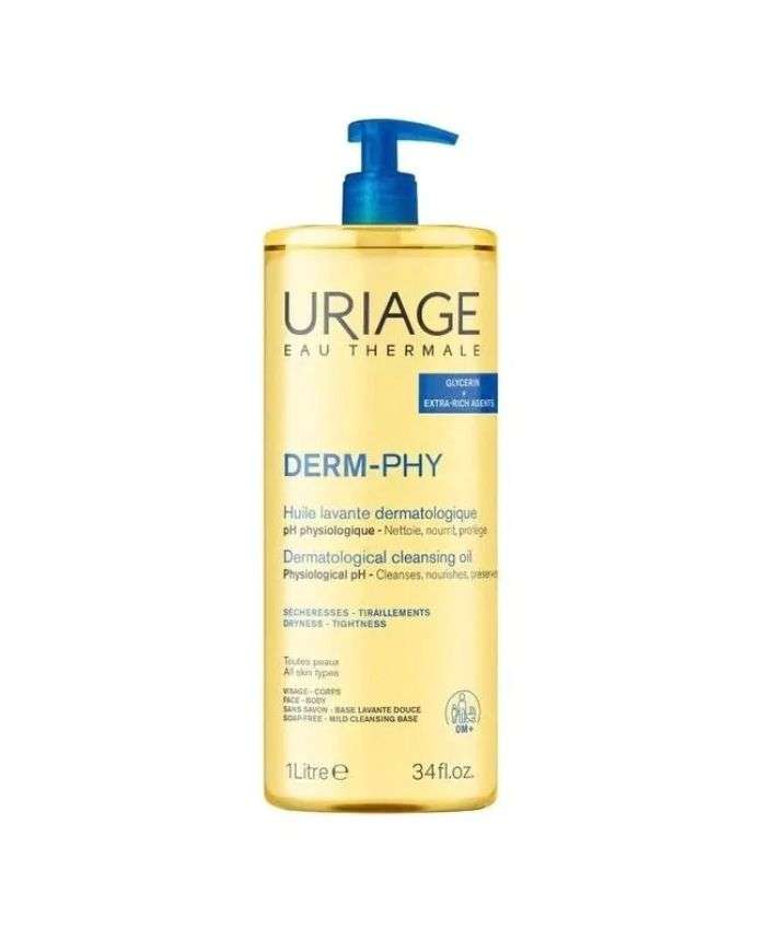 Uriage Derm Phy Huile Lavante Dermatologique 1 l