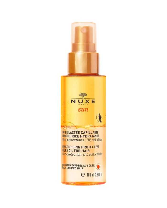 Nuxe Sun Huile Lactee Capillaire Protectrice Hydratante 100 ml