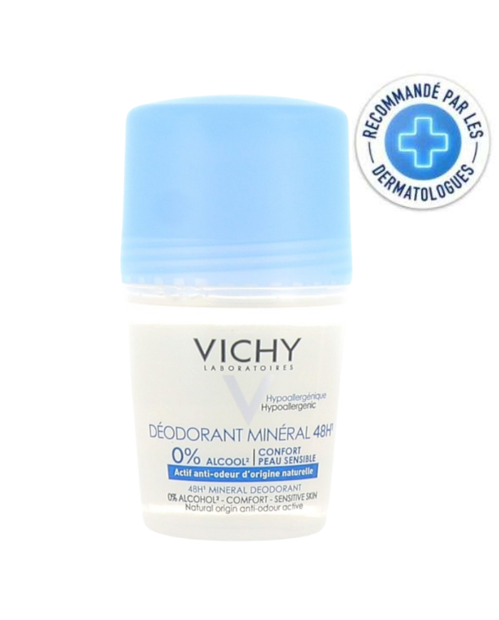 Vichy Deodorant Mineral Roll On 48H