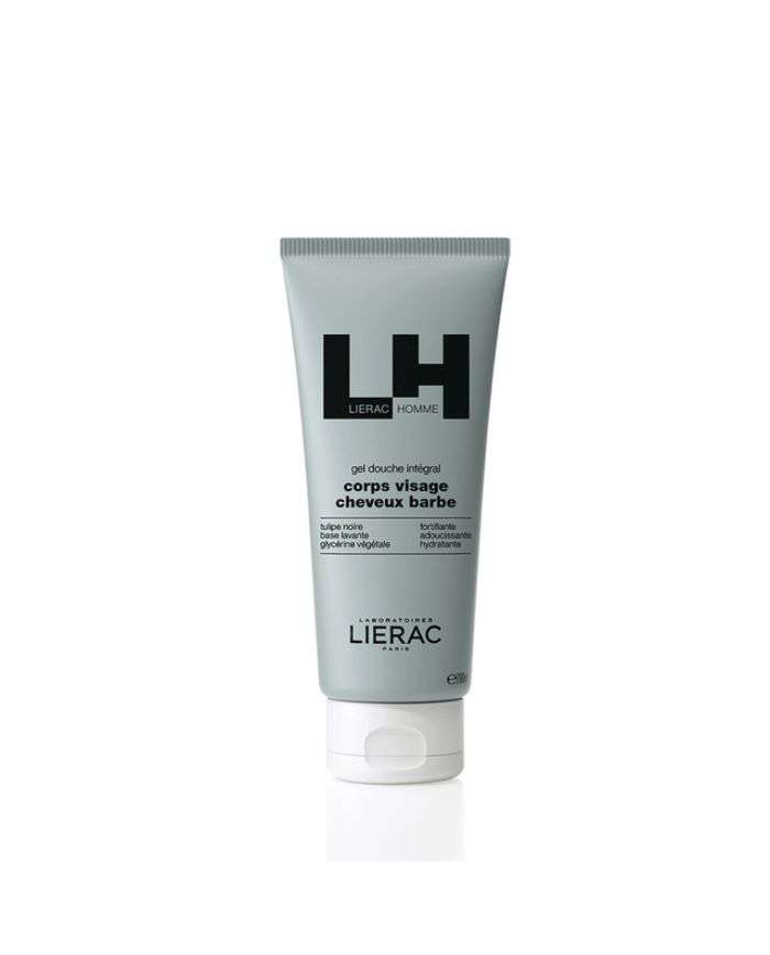 Lierac Homme Gel Douche Integrale Corps Visage Cheveux Barbe 200 ml
